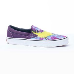 Vans Size 8.5 Purple Tie Dye Sneakers Shoes